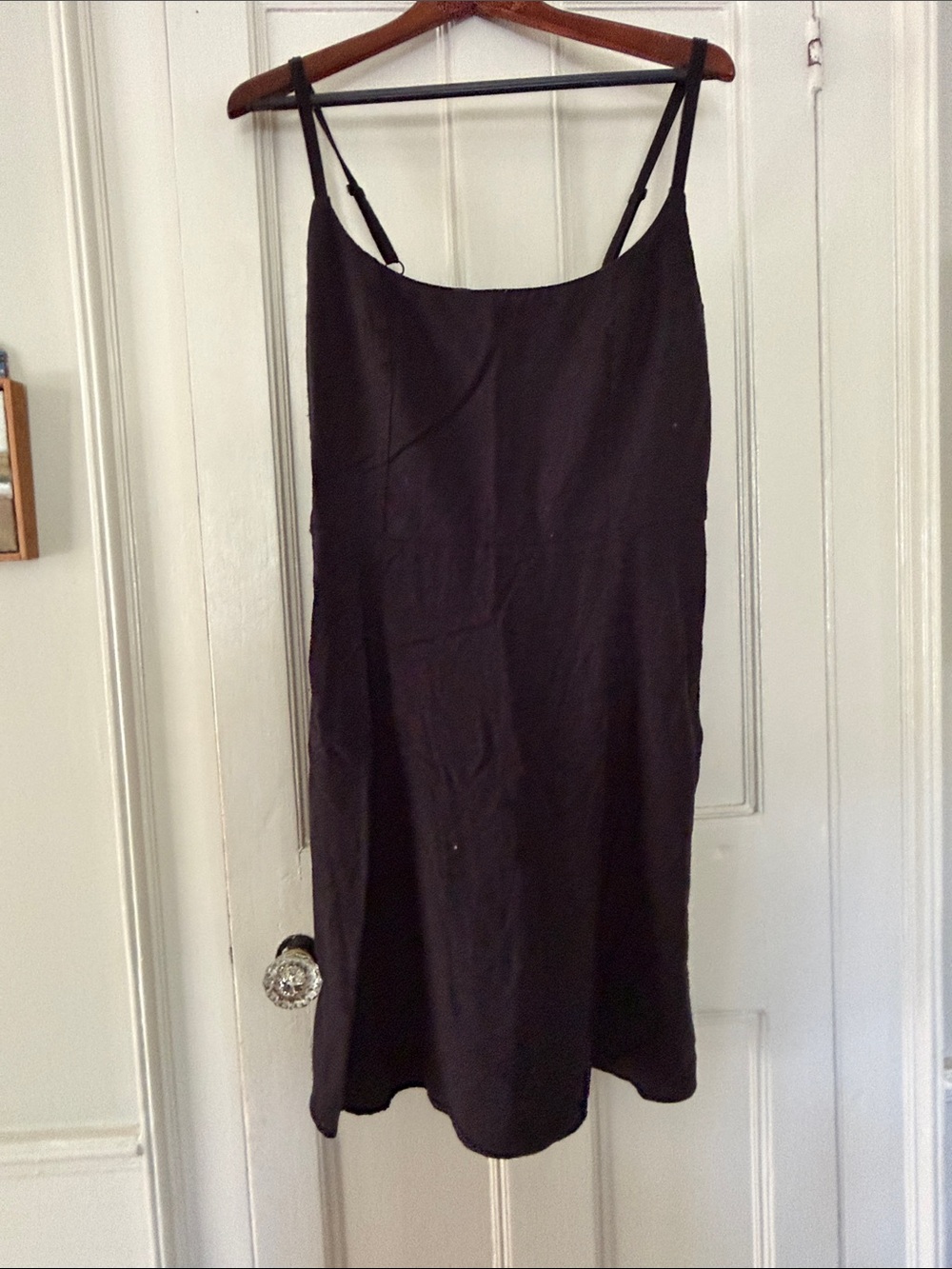 Old navy black linen sundress size large tall nwt